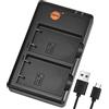 DSTE MH-23 Batteria USB Dual Quick Charger compatibile per Nikon EN-EL5, ENEL5, Coolpix P530, P520, P510, P100, P500, P5100, P5000, P6000, P90, P80
