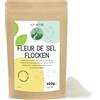 Alpi Nature Cristalli di Sale Marino Fleur de Sel 400g, Fiocchi di Sale Marino 0.5-2 mm dal Sud Africa per la Cucina Gourmet