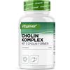 vit4ever Complesso di Colina con 3 forme di Colina - 120 Capsule