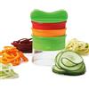 Vastsea Spiralizzatore Manuale a 3 Lame, Spiralizzatore di Verdure, Tagliaverdure Manuale a Spirale 3 in 1 per Carote, Cetrioli, Patate, Cipolla