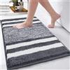 Pauwer, Tappeto Antiscivolo da Bagno 50 x 80 cm, Grande Tappeto da Bagno Morbido e Assorbente per Doccia Lavabile in Lavatrice per Bagno, Vasca, WC