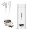 Myetasser Bollitore Elettrico Piccolo,Bollitore Da Viaggio Portatile,Acciaio inox 304,500ML/300W/220V,Toccare,Display Digitale， 4 Temperature(45/55/80/100°C)