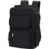 SCOSAO Zaino Frigo, Zaino Termico 20 litri, Borsa Termica Porta Pranzo Borsa Frigo Borsa della Spesa Isoterma per Picnic, Escursionismo, Campeggio, Barbecue, Campeggio, Eventi Sportivi,Black