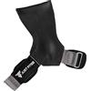 Just Fitee Cinghie multi grip di alta qualità, ganci e guanti, resistenti, per esercizi di trazione e spinta, massima presa e protezione per sollevamento pesi e ginnastica, uomini e donne (grigio)