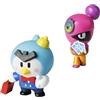 Bizak Brawl Stars Pack 2 figure da 6 cm. in Scatola, Personaggi di Mr. P. e Tara, (64112015-2)