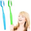 Ceonam Set di 2 pennelli da bagno giganti per spazzolini da denti, grandi dimensioni, accessori per costumi, servizi fotografici, regali per feste, cura degli animali domestici, verde e blu