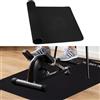 Gosknor Tappetino Esercizi per le Gambe Ellipse, 60x40cm Tappetino Antiscivolo Allenamento Macchine Ellittiche Sotto la Scrivania Tappetini Attrezzi per Esercizi per Domestico Ufficio