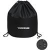 Yorkenbe Borsa per utensili da cucina da campeggio, ad alta capacità, borsa portaoggetti per stoviglie da campeggio, con coulisse, resistente all'acqua, organizer per utensili da cucina per barbecue