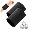 Giutsaull 2 Pack Polsini Tergisudore, Polsino di Sport Assorbente, Polsini Sudore Elasticizzati, Polsini Palestra da Donna e Uomo, per Basket Palestra Fitness Tennis