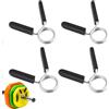 Greacesrio 4 Pezzi Bilanciere con Chiusura a Molla, Morsetti a Molla per Manubri, Chiusura a Molla in ABS, per Sollevamento Pesi, Allenamento di Forza, Fissaggio a Manubri Corti, 28 mm