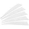 PATIKIL Palette per Frecce 50pz 100mm Freccia Turchia Piuma Tacchino Fletch Ala Destra Piumaggio Bianco per Tiro al Bersaglio Fai da Te