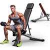 CharonFit Panca per sollevamento pesi pieghevole e regolabile: limite di peso di 550 kg, qualità commerciale, panchine per sollevamento pesi 4 in 1, panca inclinata, panca piatta, panca da Bench Press