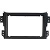 Electric House Mascherina telaio autoradio Adattatore stereo 2 doppio Din compatibile per Suzuki Splash Opel Agila 2008> Grigia MS350/ST