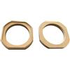 Electric House coppia 2 pz Supporto anello mdf legno per altoparlanti Tweeter quadrati con incavo e smusso