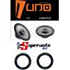 Superauto hi-fi Hertz LINEA UNO Altoparlanti coassiali da 165 mm X165 (220 W) + supporti casse compatibile con VW Golf IV Anteriore e Posteriore 165 cm