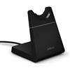 Jabra Evolve2 65 Supporto da scrivania per cuffie, Stazione di ricarica da tavolo con porta di tipo USB-A, Nero