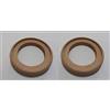 Electric House coppia 2 pz Supporto anello mdf legno per altoparlanti Tweeter a compressione medi con incavo e smusso