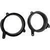 Electric House Supporti Altoparlanti auto Adattatori casse acustiche Anteriori 165mm compatibile per Mercedes Classe E W210 dal 1995 al 2003