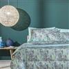 BASSETTI, COMPLETO LETTO MATRIMONIALE, VERDE, FLUTTERING 240 cm x 280 cm