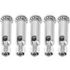 jerss 5Pcs Adattatore per Lampada da Soffitto Inclinato Accessori per Luci a LED Connettore M10 per Sterzo Faretto Testa Universale Adattatore per Plafoniera Inclinata Testa di