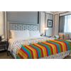 IlGruppone Il Gruppone Passione Casa Copriletto Estivo Made in Italy 100% Cotone Coperta Leggera Piquet Singolo Matrimoniale Piazza e Mezza - Matite Arancione - 2 Piazze