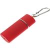 Zerodeko Scatola portachiavi posacenere portacenere portatile posacenere portatile mini urna catena chiave coperchio posacenere tascabile portatile porta cenere di Metallo rosso