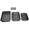 MRcasalinghi Set 3 TEGLIE da Forno ANTIADERENTI Mineral Stone Cuore di Pietra