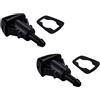 Flylin Ugello Spruzzatore Parabrezza Anteriore Auto, 2 Pezzi Kit Lavavetri a Getto Ricambio, Compatibile con Hyundai Kia 2008 2014 i20 Sportage, Codice 986302K100
