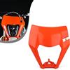 Runfarr Mascherina Faro Moto per 125 150 250 300 350 450 500 EXC XCW EXC-F 2017 2018 Dirt Bike Enduro Motocross Supermoto-Arancione