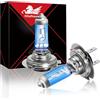 WinPower H18 Lampade Alogena del Faro 12V 65W Auto Fendinebbia 4300K Luce Bianca Calda Ricambio Lampadina, 2 Pezzi
