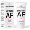 The Bald Brothers Detergente esfoliante con olio di semi di albicocca | Pre rasatura | Scrub esfoliante per uomo con pomice e olio di cocco | Non profumato | Vegano