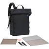 LÄSSIG Zaino fasciatoio Borsa fasciatoio Zaino con fasciatoio, attacco per carrozzina, portabiberon Prodotto in modo sostenibile/GRE Outdoor Rolltop Backpack