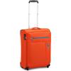 RONCATO LITE SOFT Trolley Cabina 55x40x20 cm| Valigia Bagaglio a Mano Ultra Leggera con 2 Ruote, Chiusura TSA - Arancione Brillante