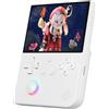 Anbernic RG40XXV Retro Handheld Game Console, 4.0 Inch IPS Screen Linux System Built-in 64G TF Card 5528 Games Support HDMI TV Output 5G WiFi Bluetooth 4.2 (bianco)