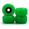 SPITBOARDS Fingerboard Bearing Wheels, CNC Poliuretano, Set di 4 Ruote per Dita (Verde)