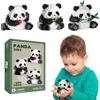 GAROMIA Set di Mattoncini Panda 3 In1 Mini Klemmbausteine Set di Gioco di Costruzione Panda Giocattolo da Costruire Regalo Animali Set di Mattoncini da Costruzione Giocattoli da Costruzione per Adulti