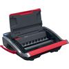GBC WireBind WB15 Rilegatrice Manuale- Rilega 125 fogli A5/A4, perforazione a doppia impugnatura, perfora 15 fogli, nero/argento, 4410065