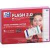 Oxford Flash 2.0-80 spine Bristol Flash Cards A6 (10,5 x 14,8 cm) con cornice fucsia