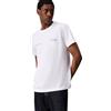 Calvin Klein Uomo T-shirt Maniche Corte Regular Fit, Bianco (Bright White), XL