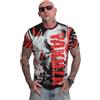 Yakuza Maglietta da uomo Ghost Allover Regular, Nero , M