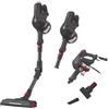 Hoover HF1 Aspirapolvere Con Tubo Flessibile, Senza Filo, Senza Sacco, 180 W, 0,9 Litri, Autonomia 30 Minuti, Luce LED, Mini Turbo Spazzola, Grigio [HF103PX]