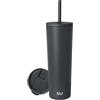 Simple Modern Tazza Termica da Viaggio con Cannuccia e Coperchio | Bicchiere Termico in Acciaio inossidabile Isolato | Regali per Donne | Classic | 830ml | Graphite