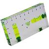 Generic Disponibile in due colori, 95 x 51 x 13 mm, livello multifunzione a T con magnete, livello a bolla a T trasparente a due vie con scala magnetica (acrilico (verde))