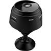 JCHENG SECURITY Telecamera spia WiFi 1080P con visione notturna | Rilevamento del movimento e 32 GB SD Card | Sorveglianza wireless interno/esterno tramite app mobile - JCHENG Security