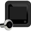 Pvczool Telecamera per Spioncino per Porte, Spioncino per Visori per Porte, LCD Digitale Grandangolare 145° da 2,4 Pollici per Porta D'Ingresso per Porta D'Ingresso 'Appartamento Casa