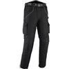 Texpeed pantaloni da moto uomo con protezioni - rinforzati per motociclismo - inverno invernale/Estate resistenti e impermeabili - Con armatura CE (EN 1621-1) - Nero - 5XL Girovita/Gamba Normale