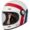 Generico Casco Origine integrale in fibra di vetro VEGA grafica GREAT - Red Blue - S
