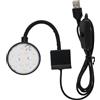 YINETTECH 5W Mini Acquario USB Led Luce con Interruttore di Alimentazione per Piccoli Pesci Gamberetti Acquario Acqua Dolce Piantato Pianta Viva Crescere Acquario Clip Luce Nero