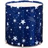 Sinbide Vasca da bagno pieghevole, vasca da bagno portatile a 3 strati, vasca da bagno in PVC per adulti e bambini (Stella Blu)