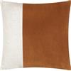 Yard Fodera per cuscino in velluto lavato morbido Morden - Ruggine - 50x50 cm